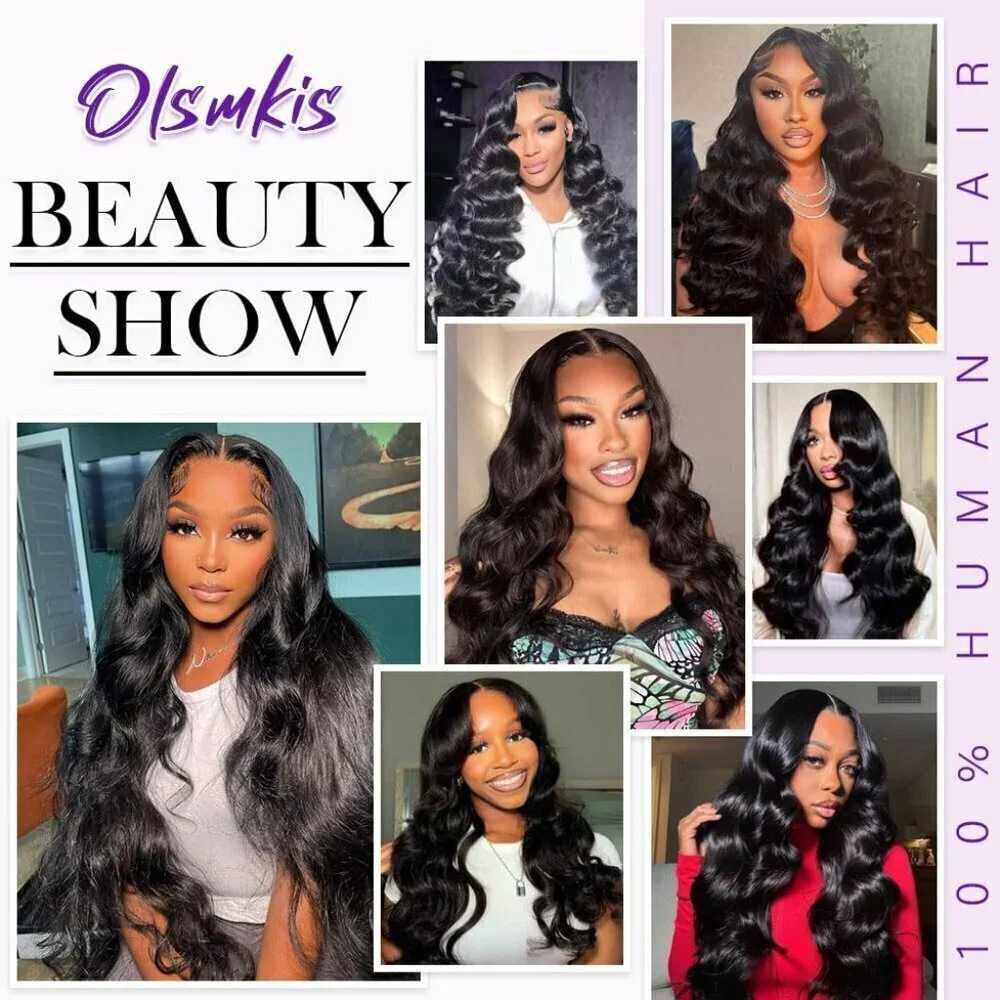 Brazilian Human Hair Bundles 18 20 22 Inch Body Wave 3 Bundles Human Hair 300gm
